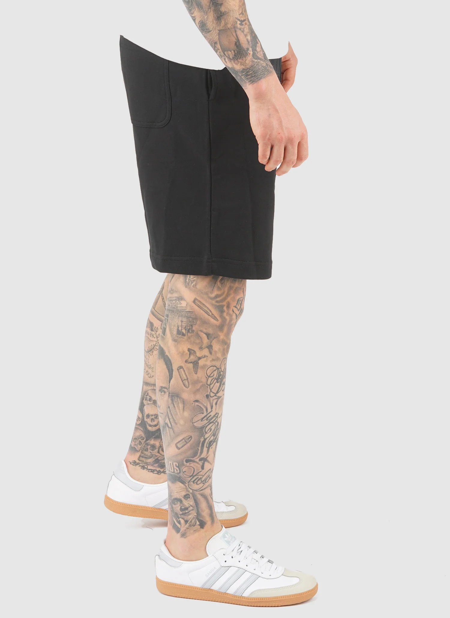 Sweat Short - Jet Black - Image 3