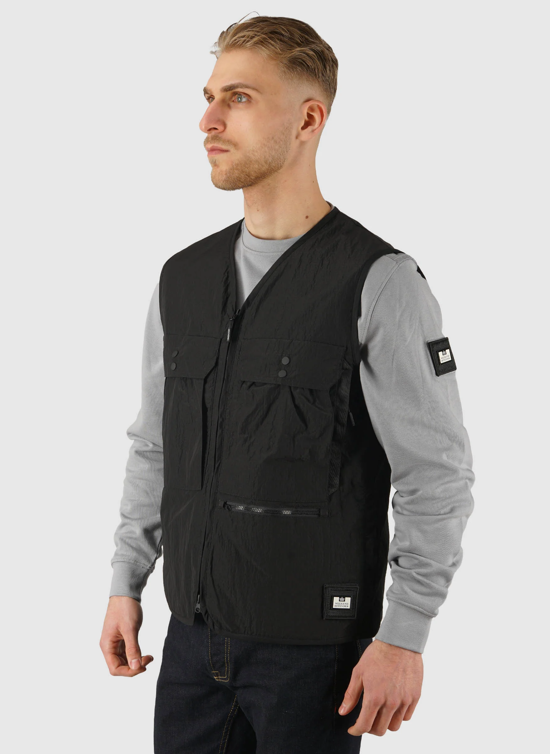 Tangier Utility Vest - Black - Image 3