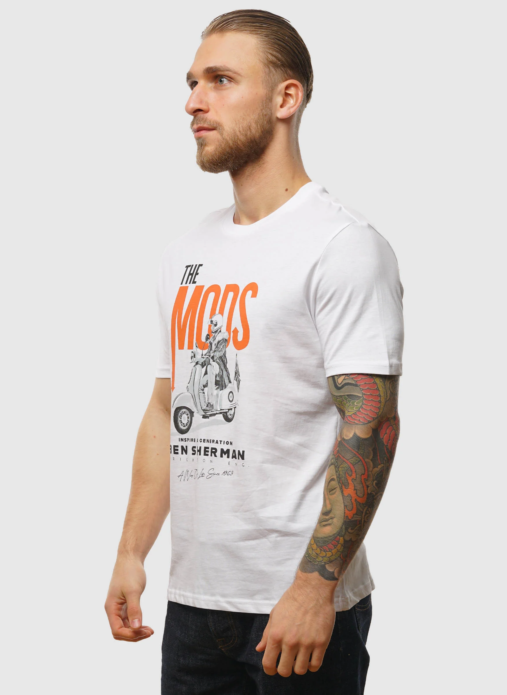 The Mod Poster T-Shirt - White - Image 2