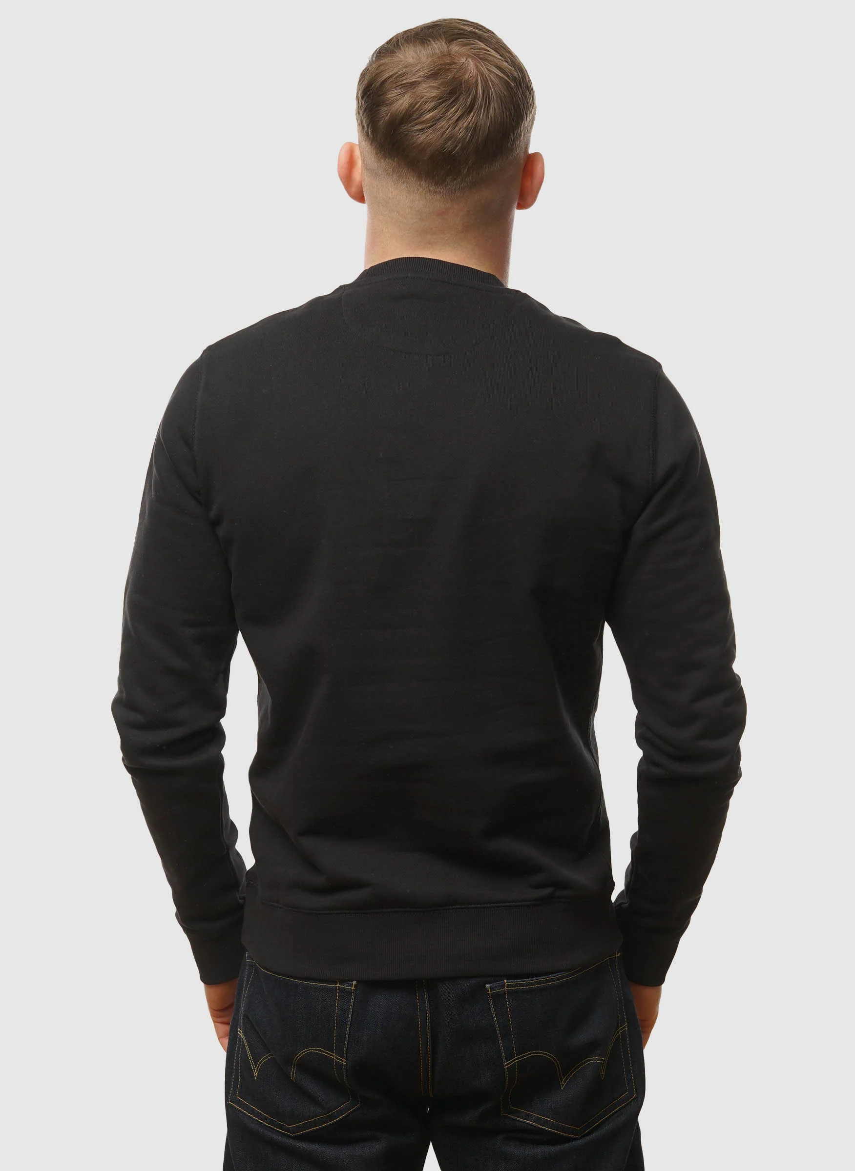 Tim New Crew Neck Sweatshirt - Black - Image 3