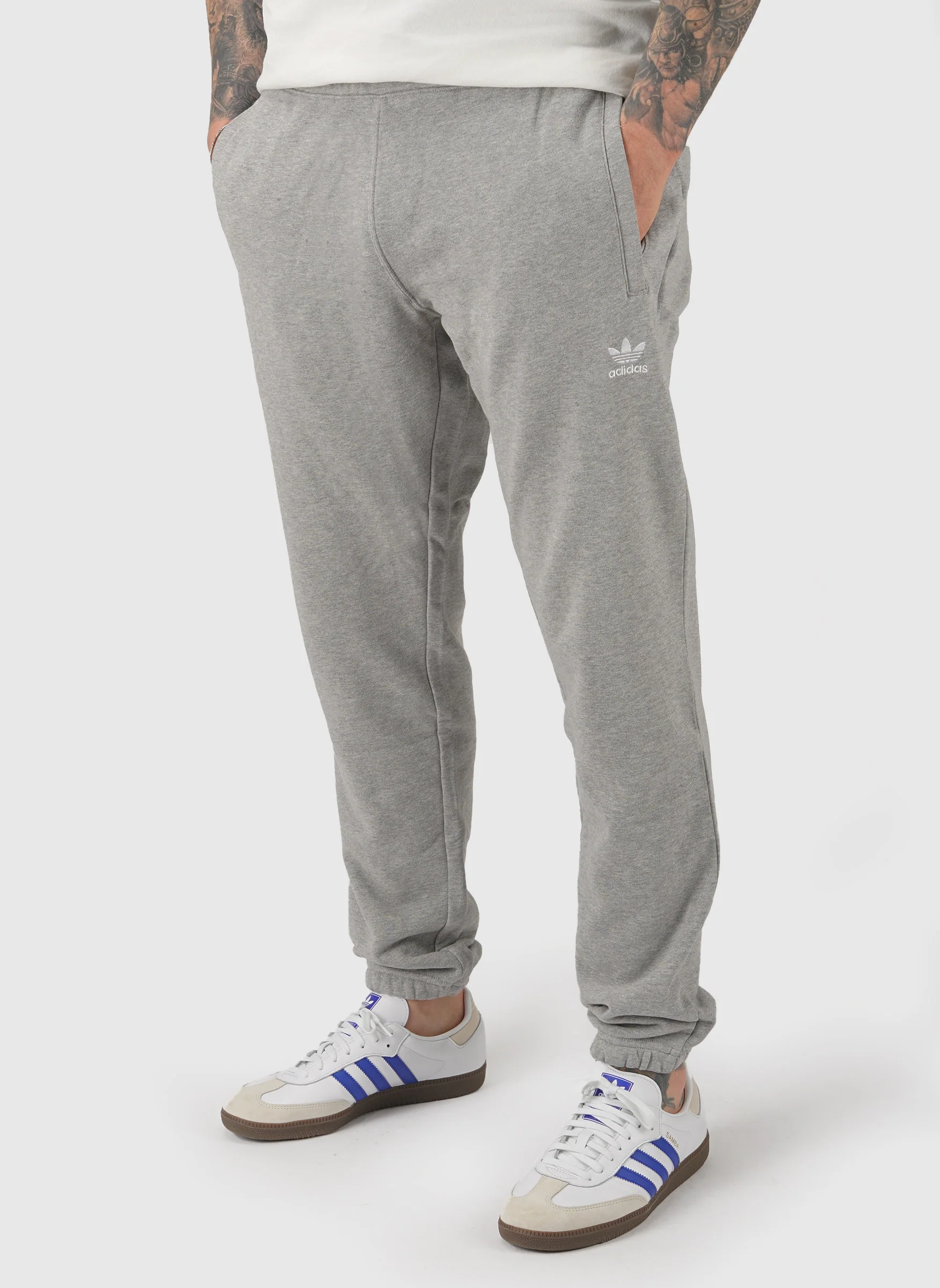Trefoil Essentials Trackpants - Grey - Image 2