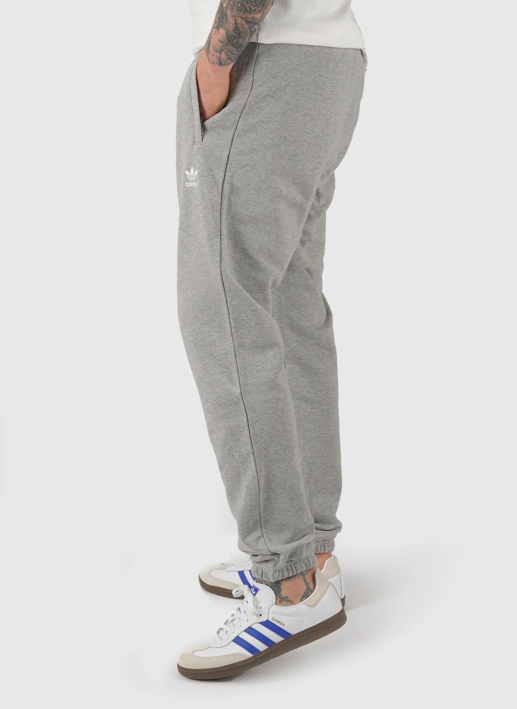 Trefoil Essentials Trackpants - Grey - Image 3