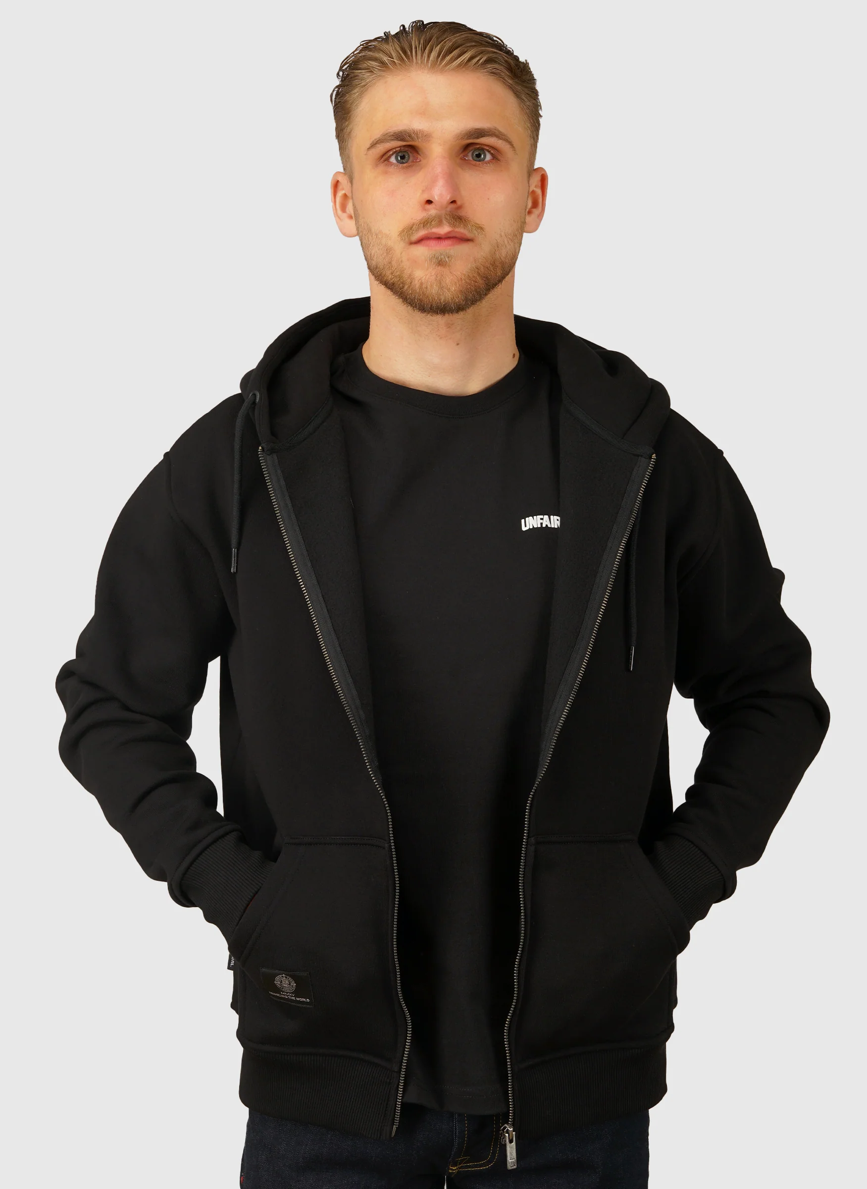 TTW Zip Hoodie - Black - Image 2