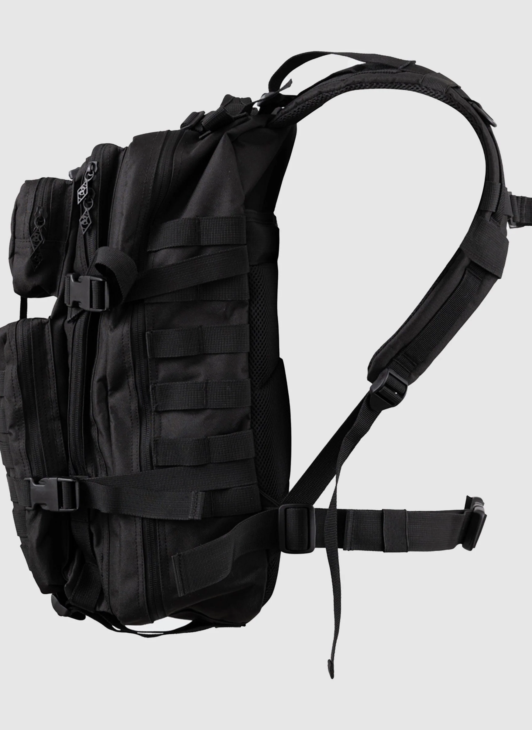 Velcro Backpack - Black - Image 3