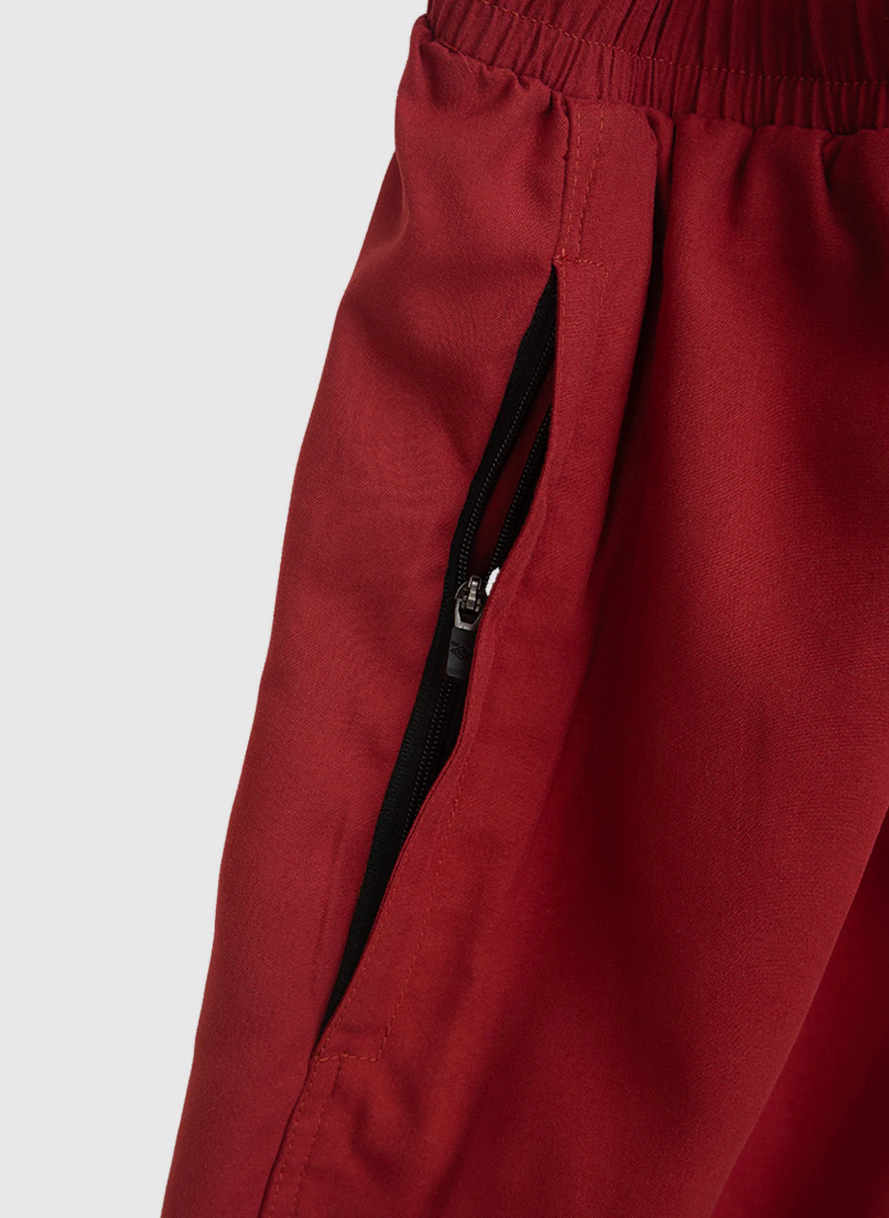 Water Effect Shorts - Burgundy - Image 6
