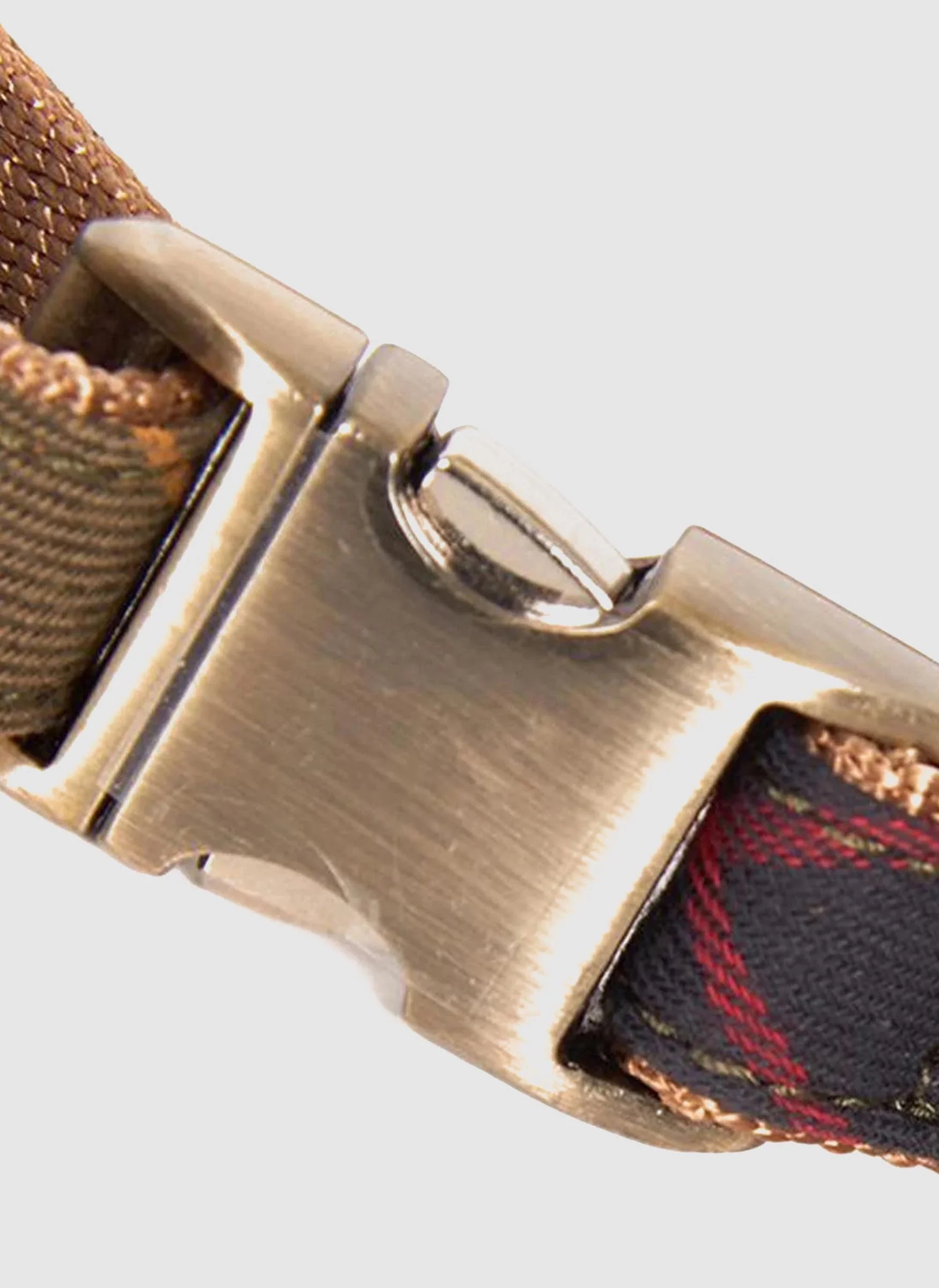 Webbing Dog Collar - Classic Tartan - Image 3