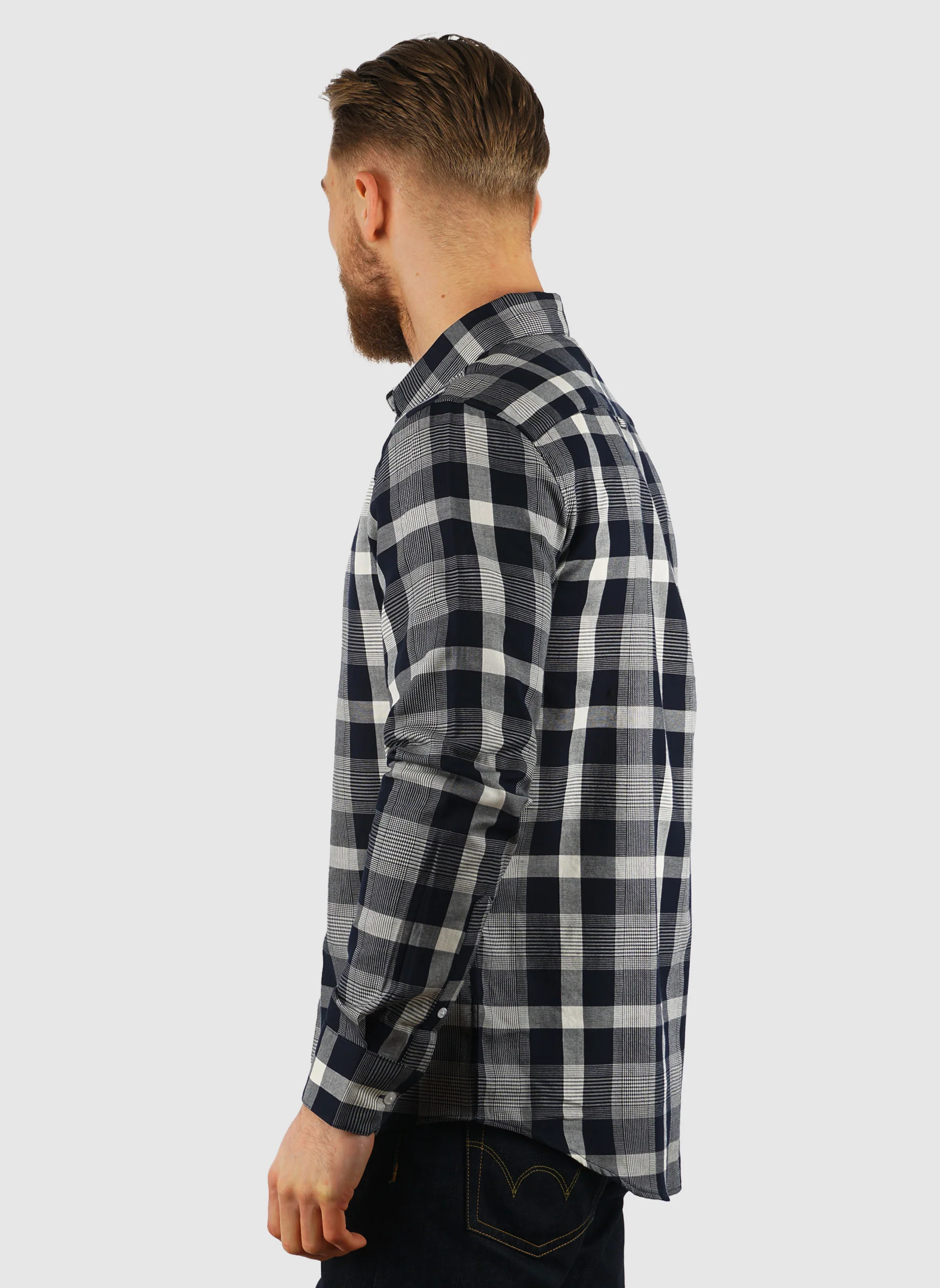 Weinand Check Hemd - True Navy - Image 3