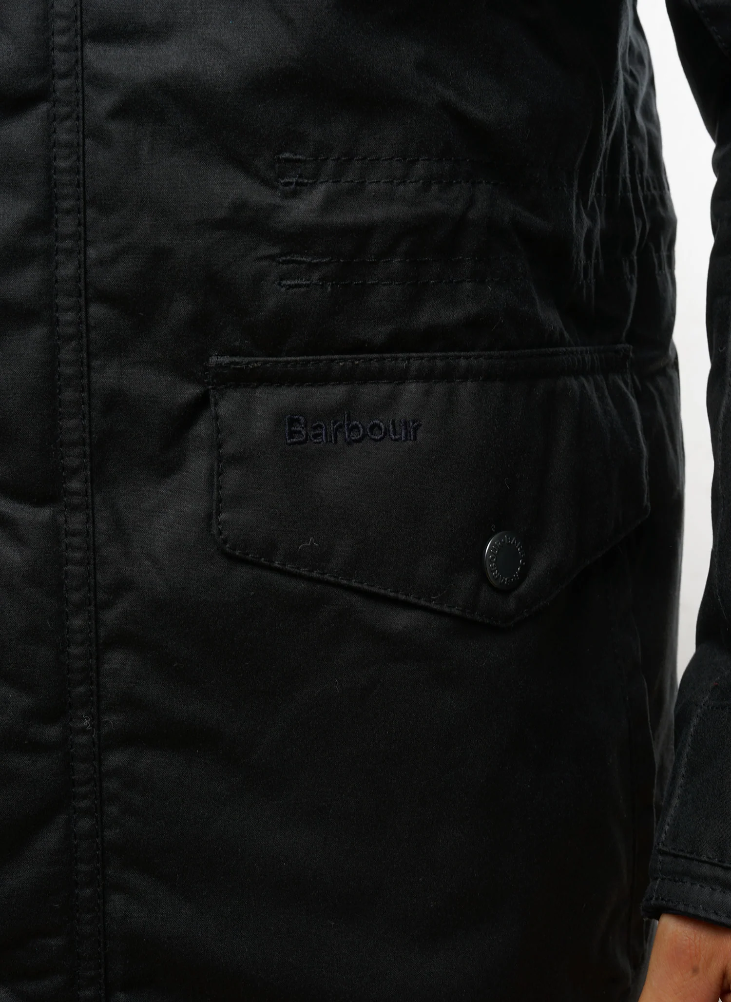 Winter Sapper Wax Jacket - Navy - Image 5