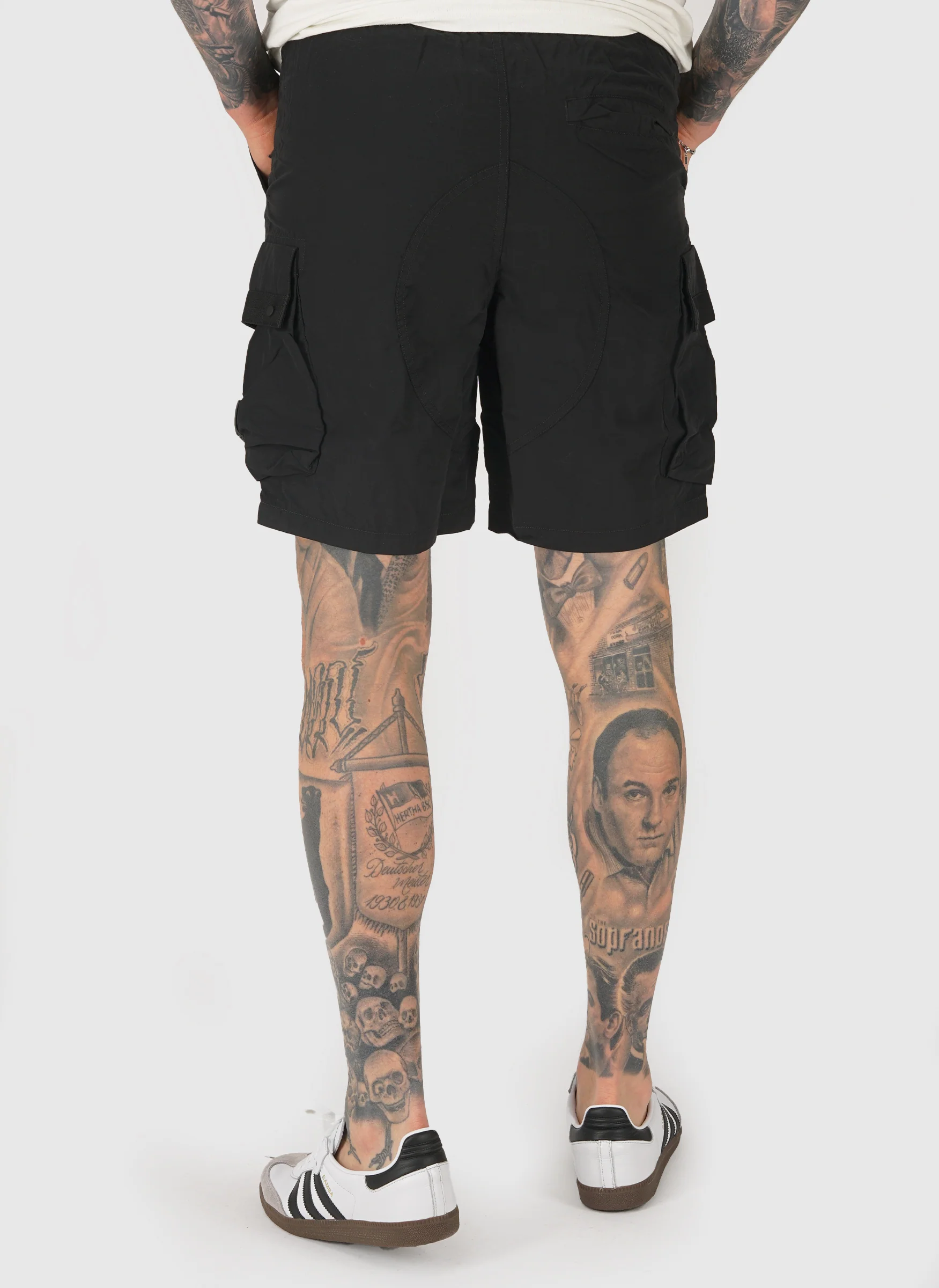 Woodvale Cargo Short - Black - Image 3