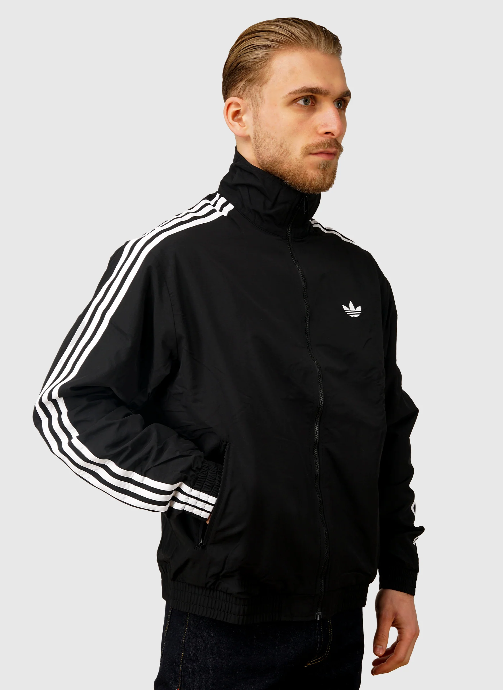 Woven Firebird Tracktop - Black - Image 4