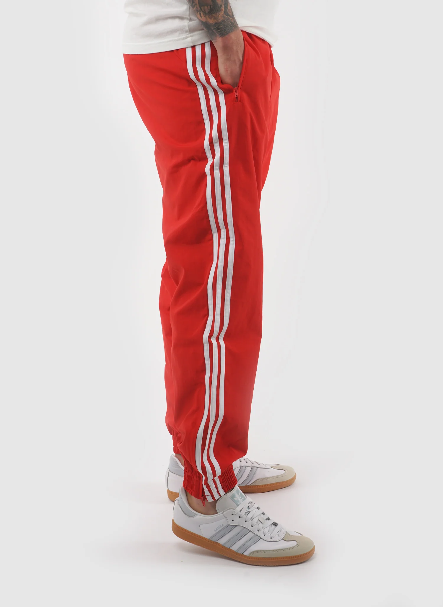Woven Firebird Trackpant - Better Scarlet - Image 3