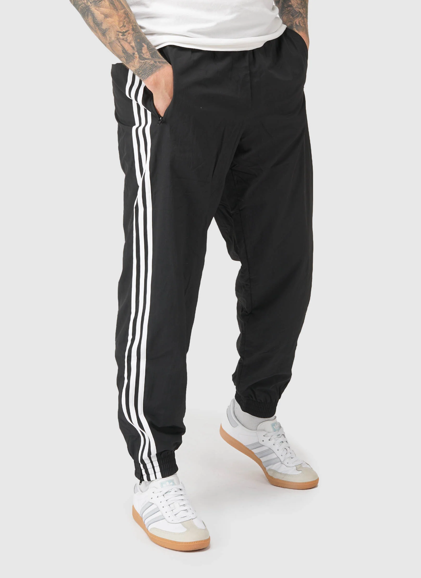 Woven Firebird Trackpant - Black - Image 4