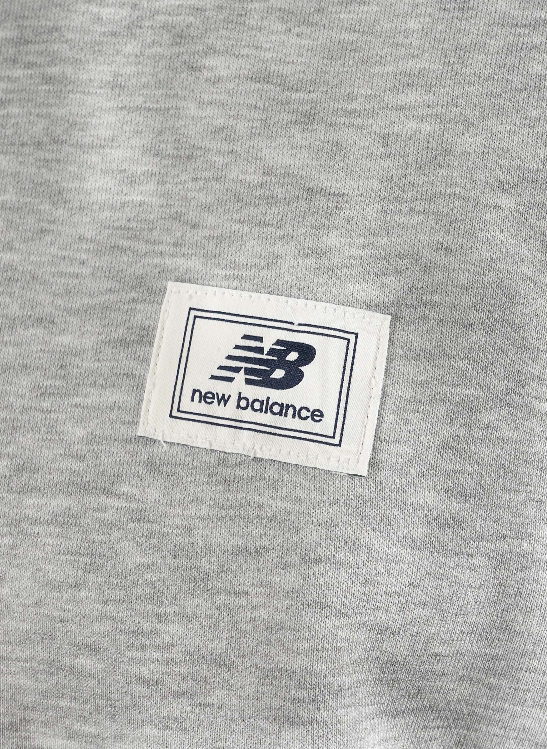 Woven Label Crew Sweatshirt - Grey - Image 3