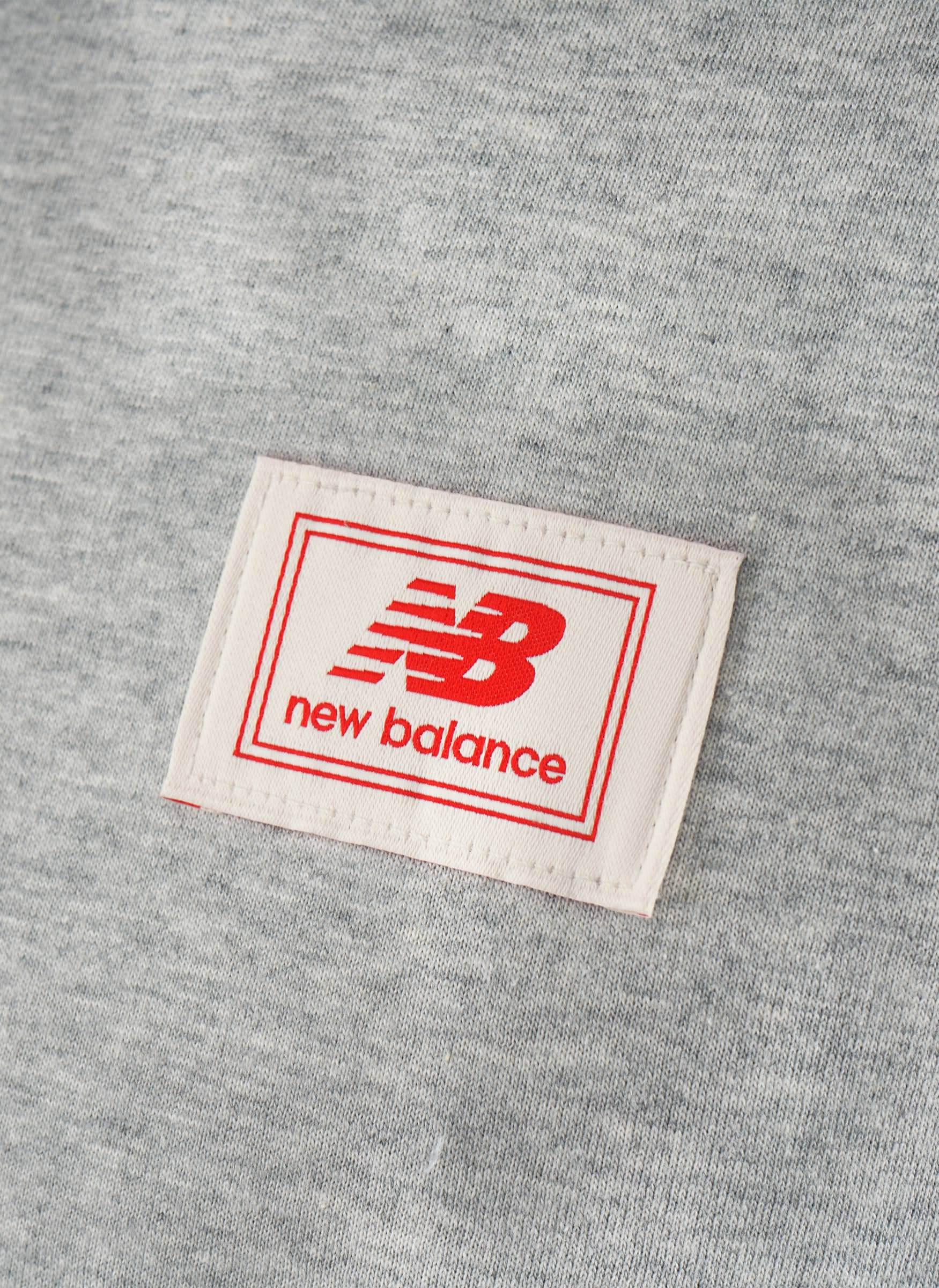 Woven Label T-Shirt - Athletic Grey - Image 4