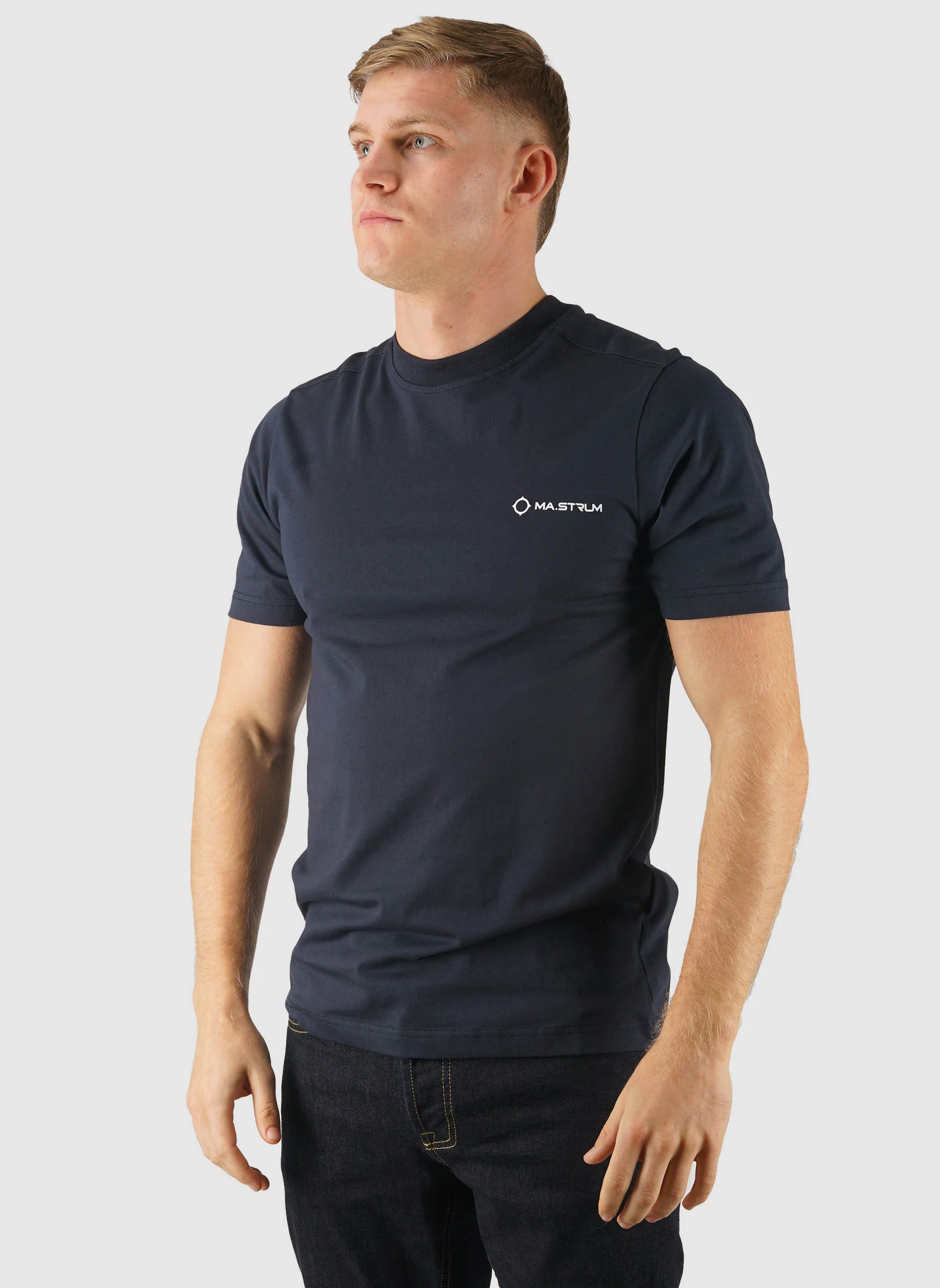Yawl Back Print T-Shirt - Ink Navy - Image 2